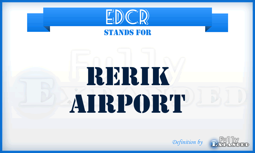 EDCR - Rerik airport