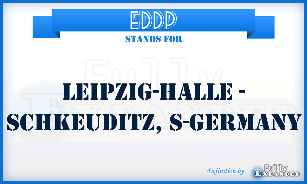 EDDP - Leipzig-Halle - Schkeuditz, S-Germany