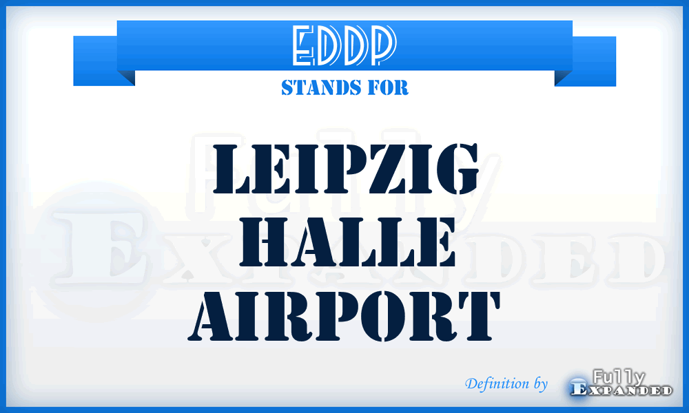 EDDP - Leipzig Halle airport