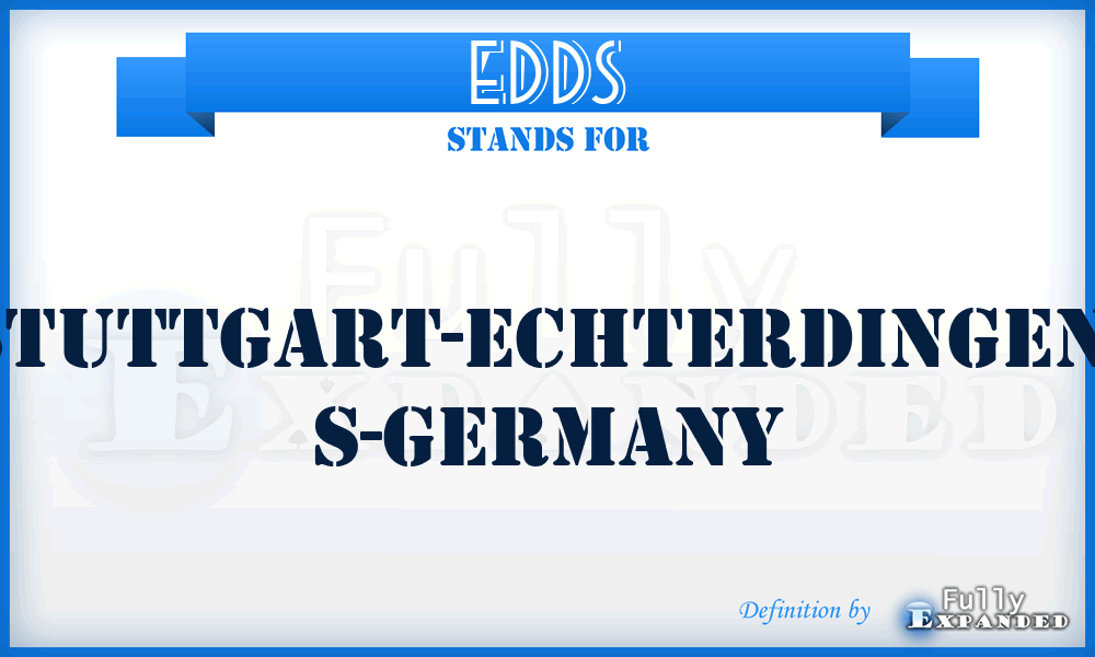 EDDS - Stuttgart-Echterdingen, S-Germany