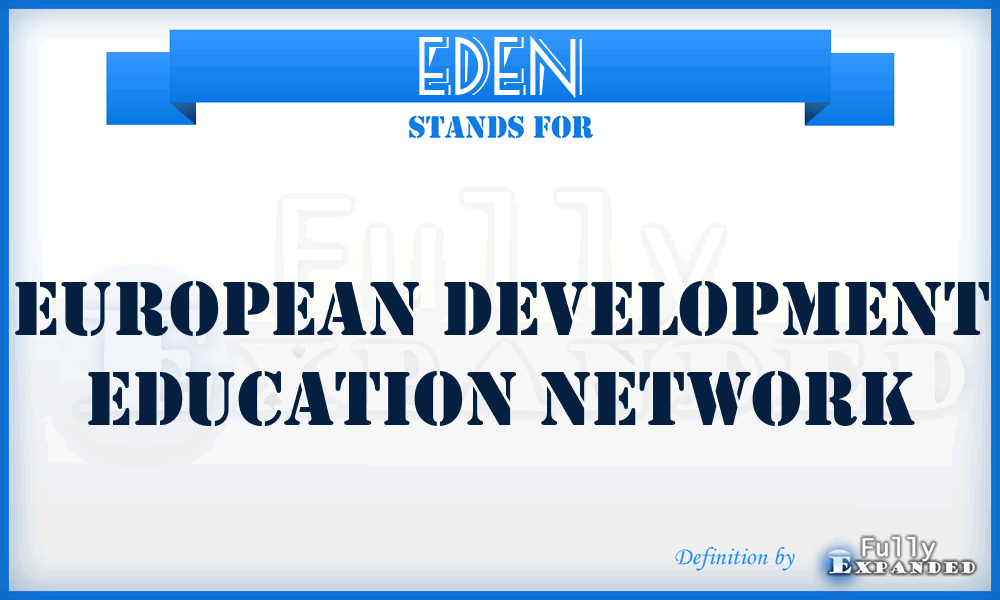 EDEN - European Development Education Network