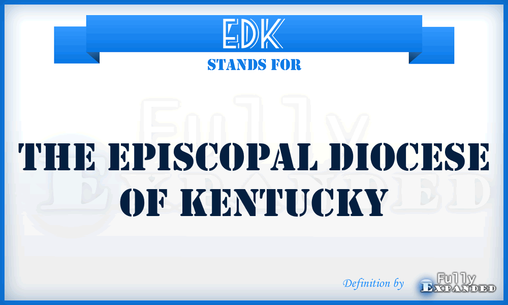 EDK - The Episcopal Diocese of Kentucky
