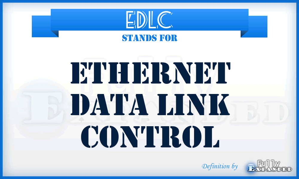 EDLC - Ethernet data link control