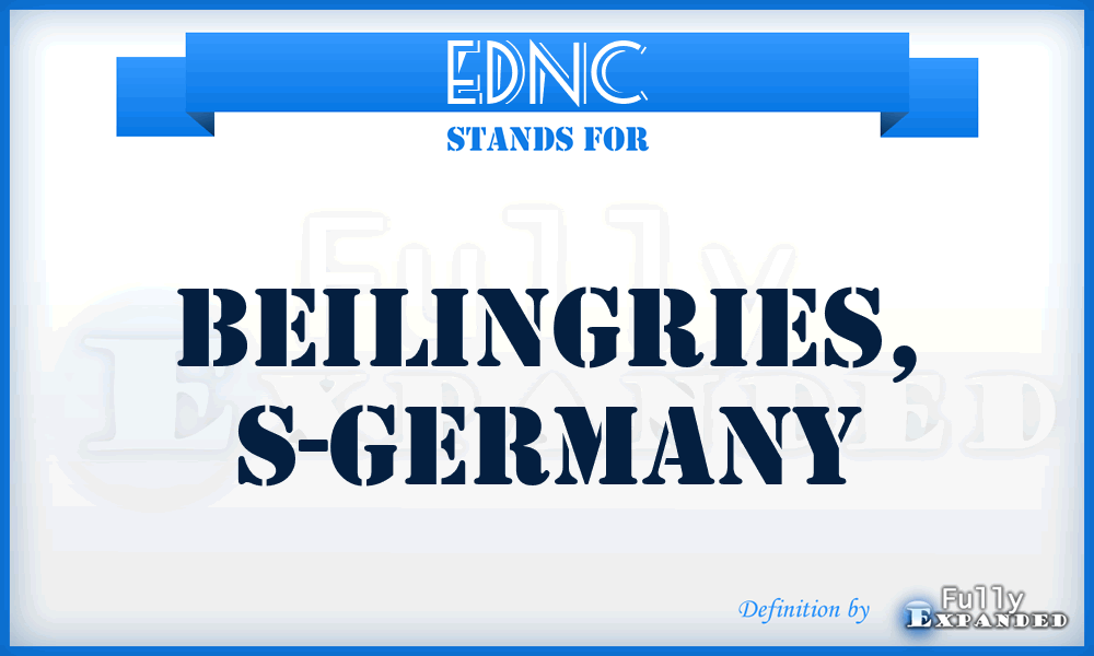 EDNC - Beilingries, S-Germany