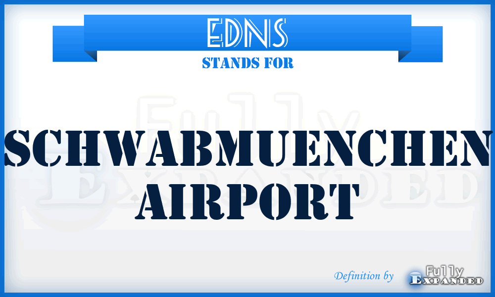 EDNS - Schwabmuenchen airport