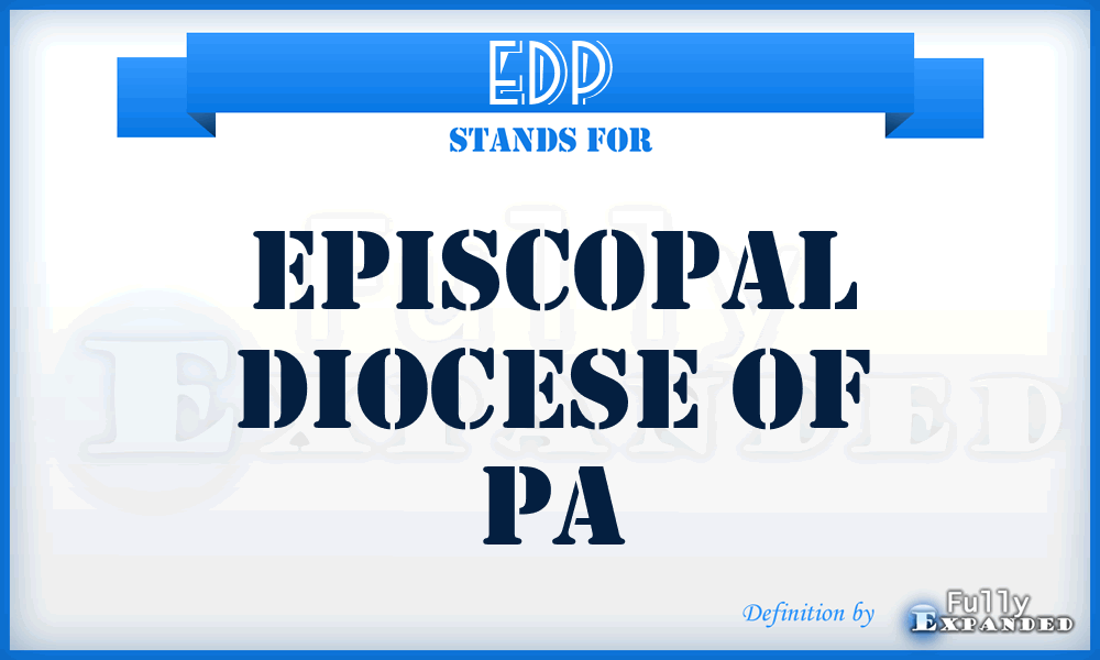 EDP - Episcopal Diocese of Pa