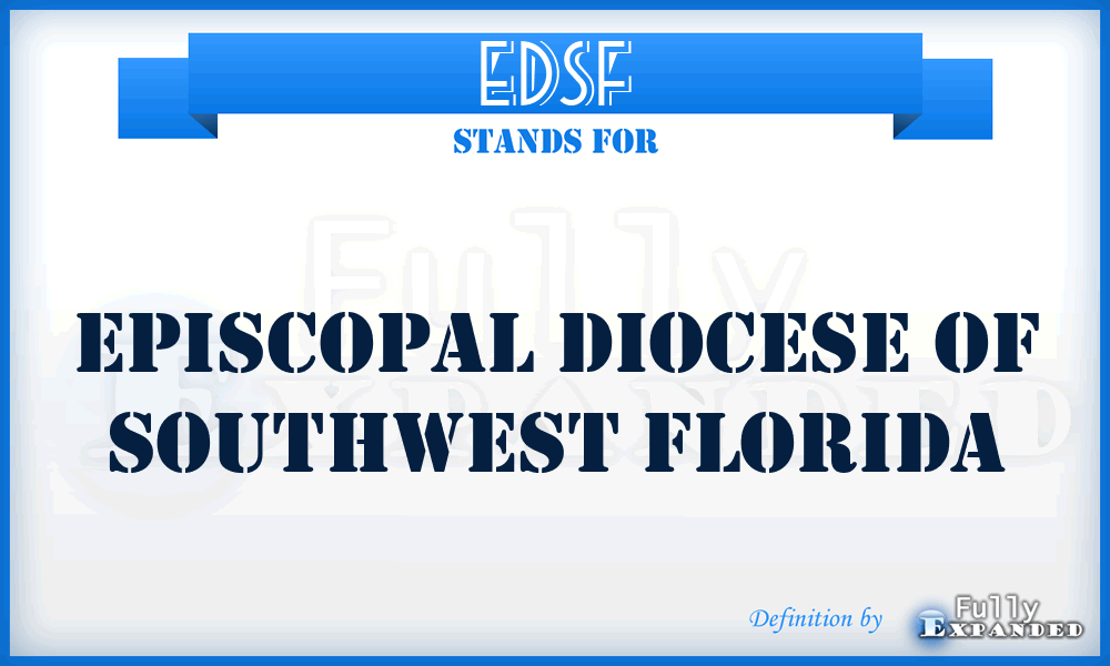 EDSF - Episcopal Diocese of Southwest Florida