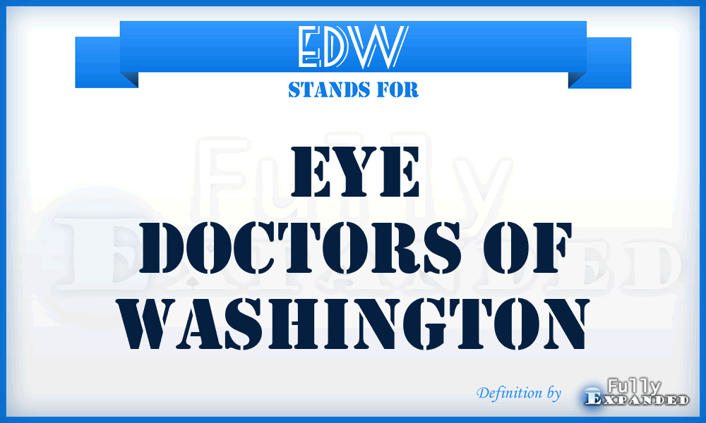 EDW - Eye Doctors of Washington
