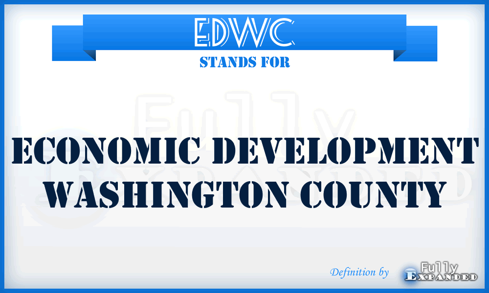 EDWC - Economic Development Washington County