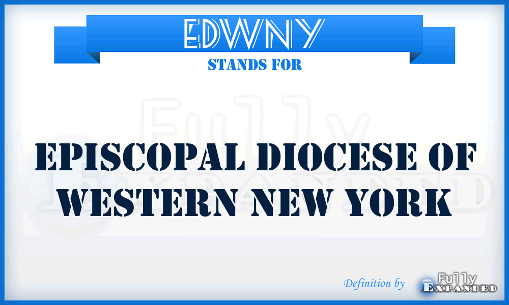 EDWNY - Episcopal Diocese of Western New York