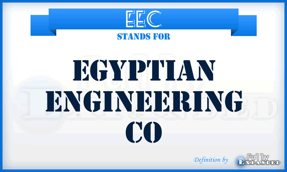 EEC - Egyptian Engineering Co