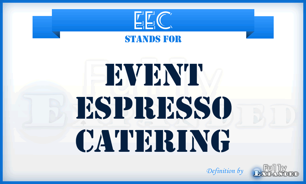 EEC - Event Espresso Catering