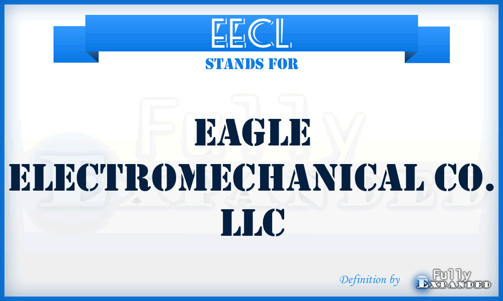 EECL - Eagle Electromechanical Co. LLC