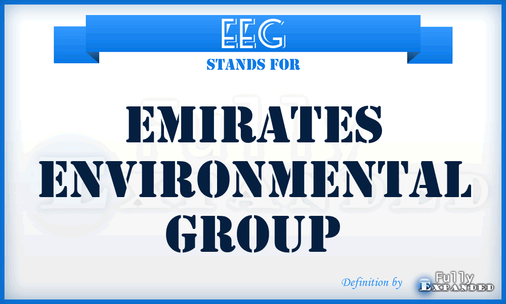 EEG - Emirates Environmental Group