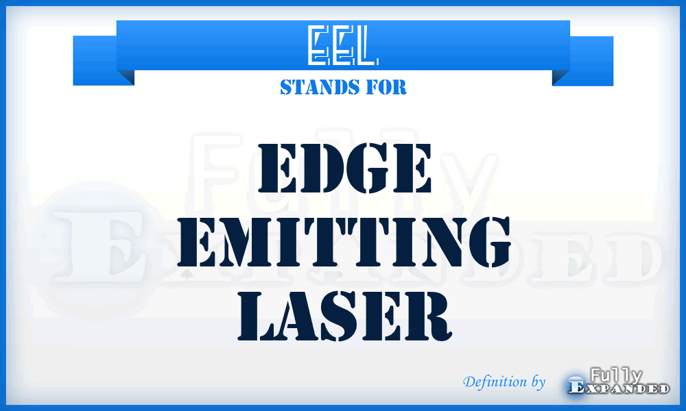 EEL - Edge Emitting Laser