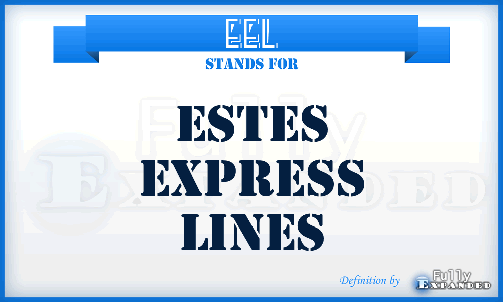EEL - Estes Express Lines