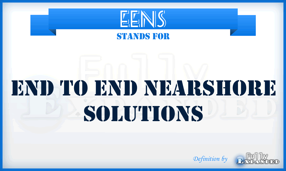 EENS - End to End Nearshore Solutions