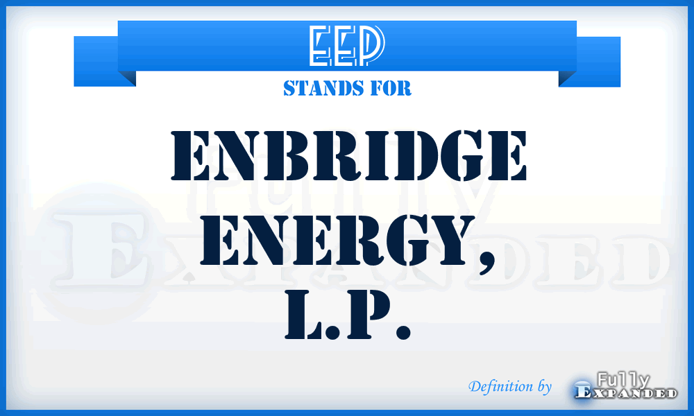 EEP - Enbridge Energy, L.P.
