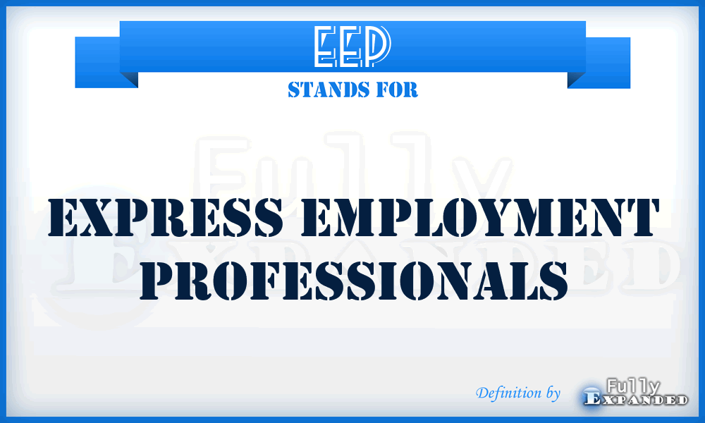 EEP - Express Employment Professionals