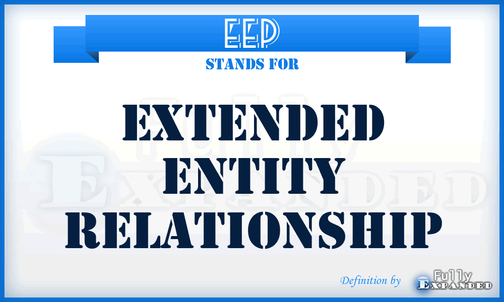 EEP - Extended Entity Relationship