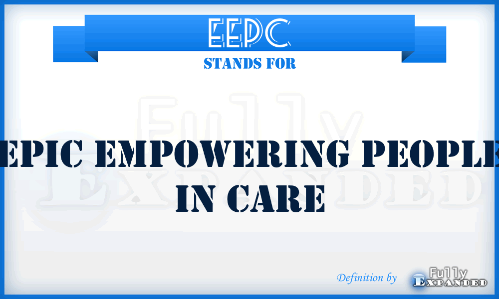 EEPC - Epic Empowering People in Care