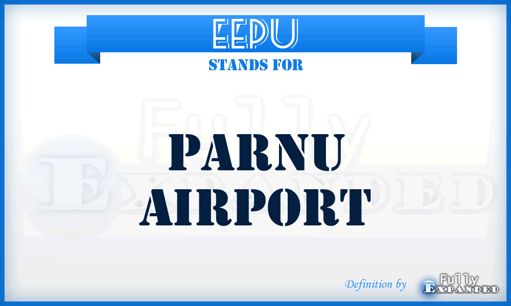 EEPU - Parnu airport