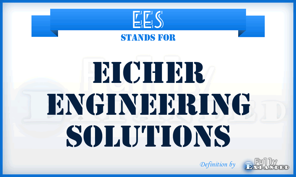 EES - Eicher Engineering Solutions