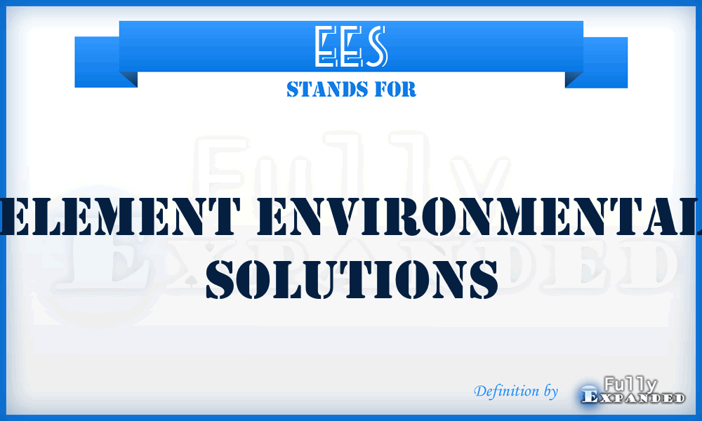 EES - Element Environmental Solutions