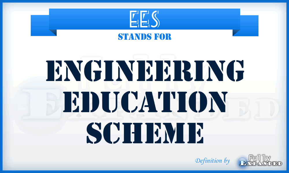 EES - Engineering Education Scheme