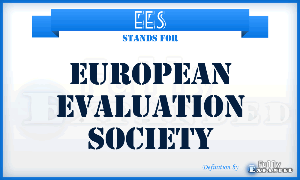 EES - European Evaluation Society