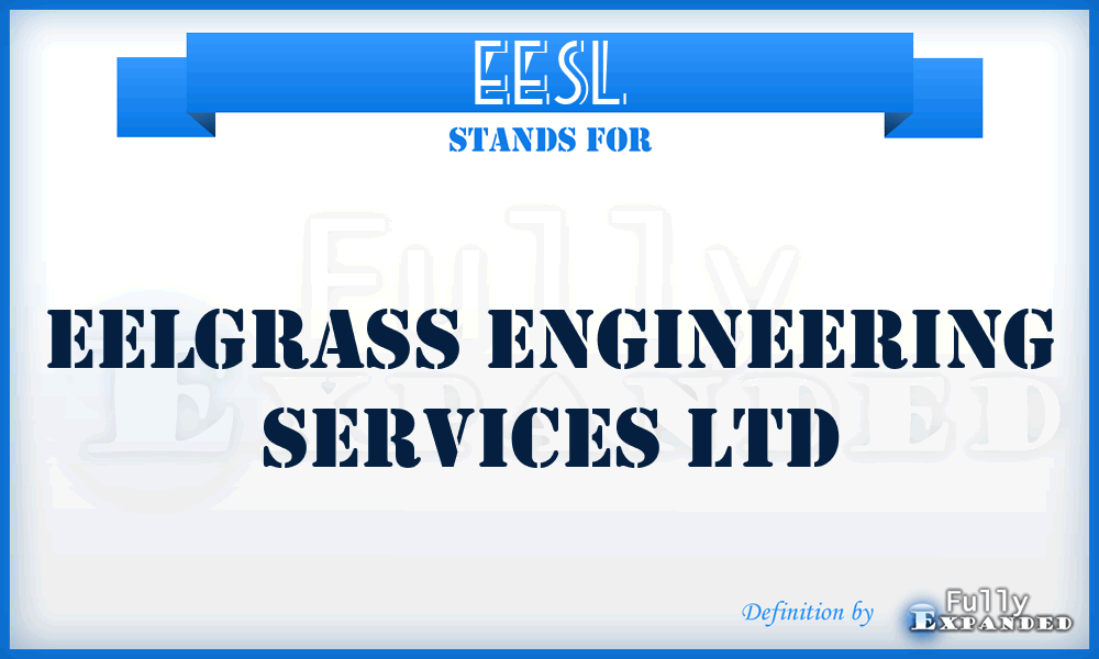 EESL - Eelgrass Engineering Services Ltd