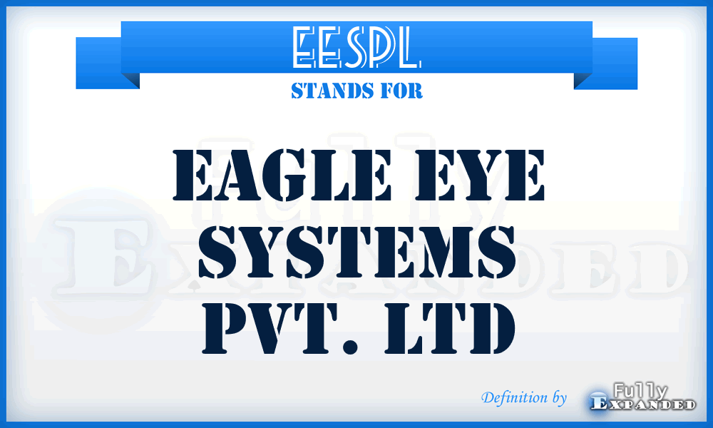 EESPL - Eagle Eye Systems Pvt. Ltd