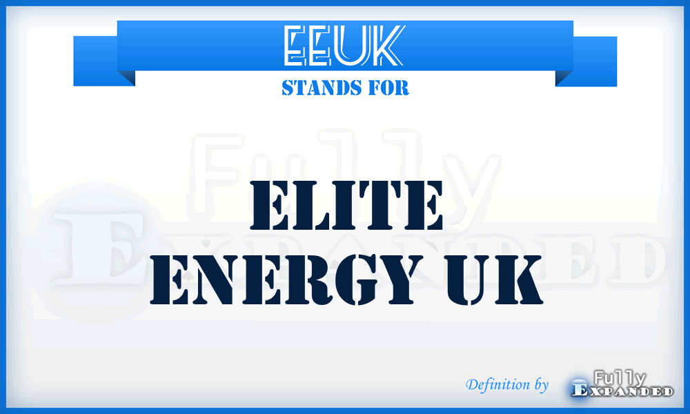 EEUK - Elite Energy UK