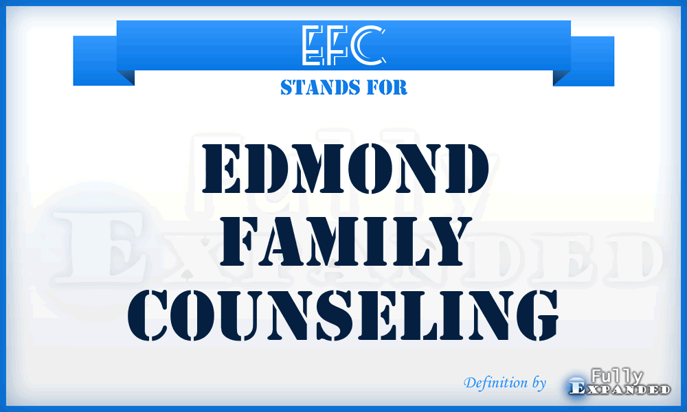 EFC - Edmond Family Counseling