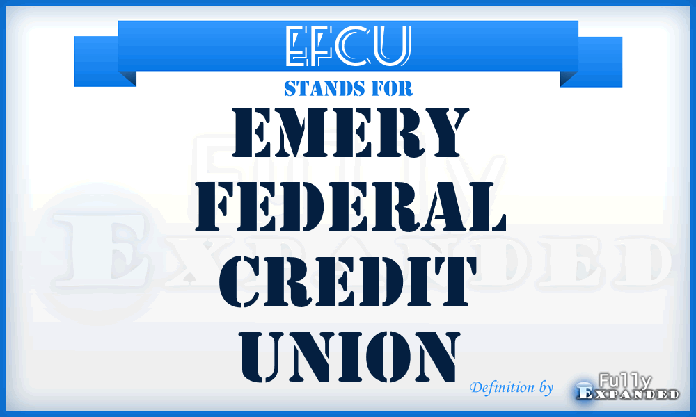 EFCU - Emery Federal Credit Union