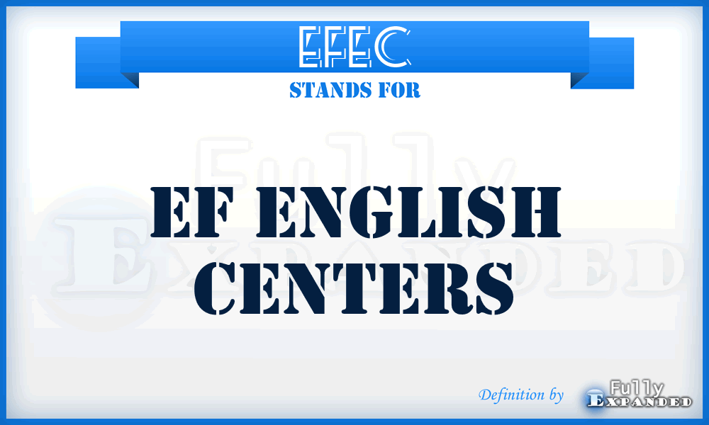 EFEC - EF English Centers