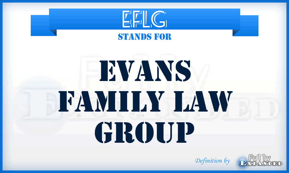 EFLG - Evans Family Law Group