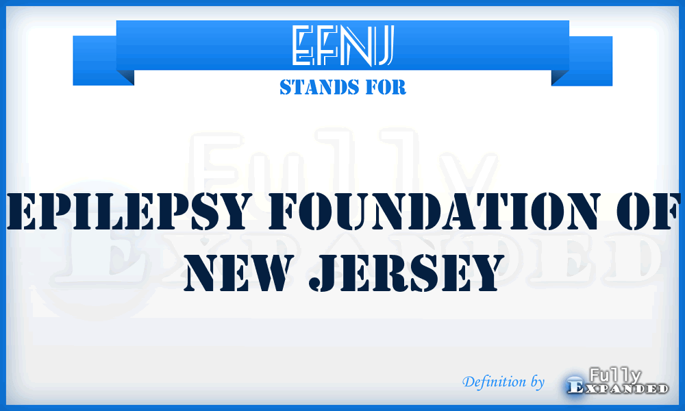 EFNJ - Epilepsy Foundation of New Jersey