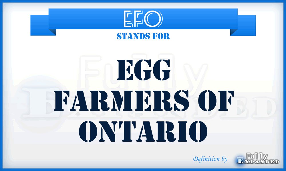 EFO - Egg Farmers of Ontario