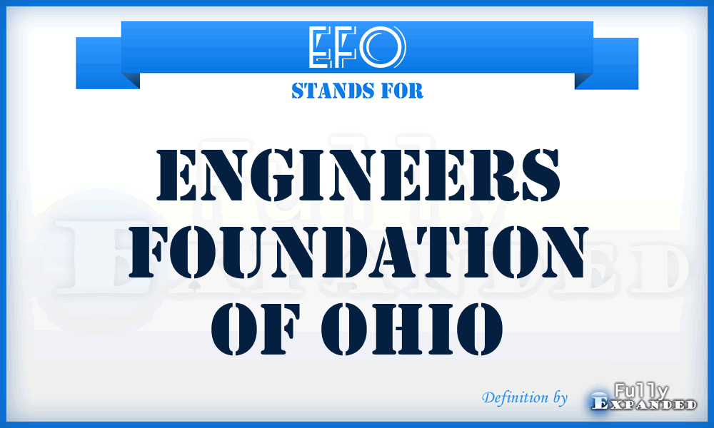 EFO - Engineers Foundation of Ohio