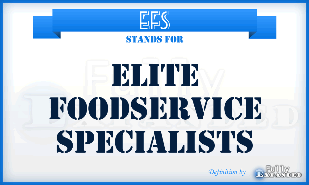 EFS - Elite Foodservice Specialists