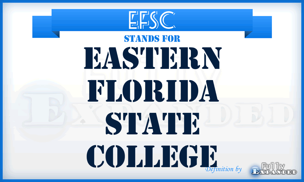 EFSC - Eastern Florida State College