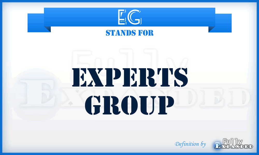 EG - Experts Group