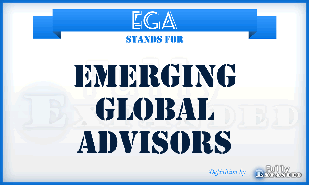 EGA - Emerging Global Advisors