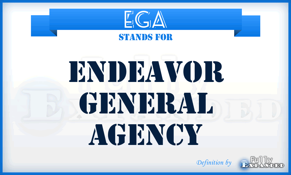 EGA - Endeavor General Agency