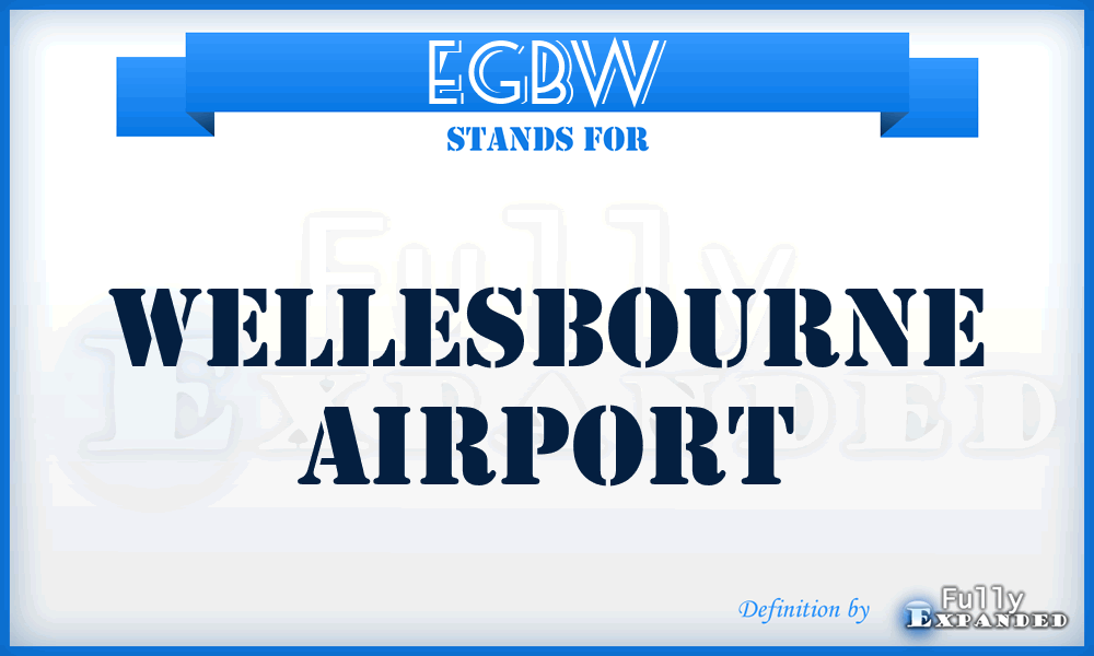 EGBW - Wellesbourne airport