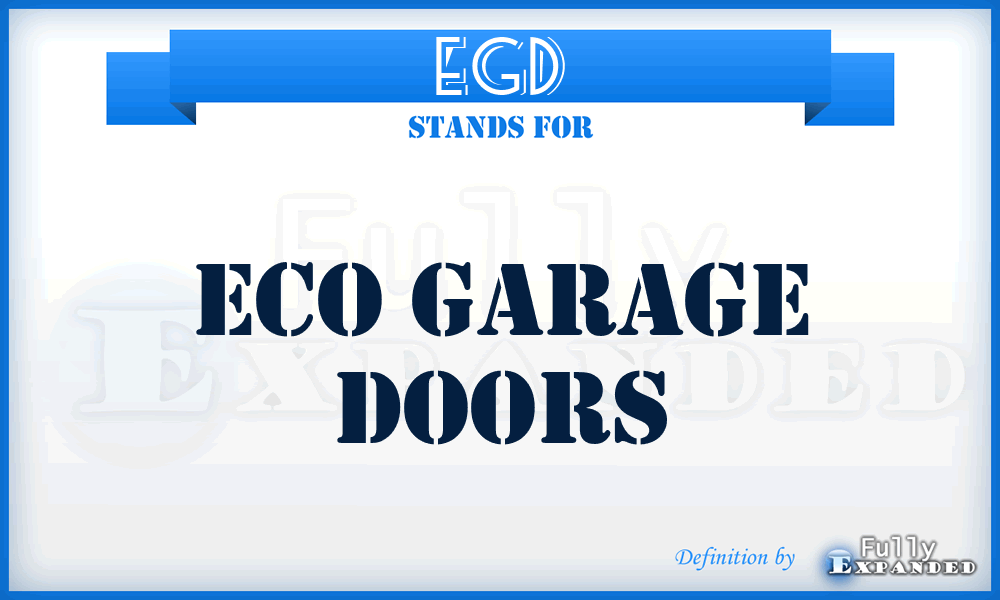 EGD - Eco Garage Doors