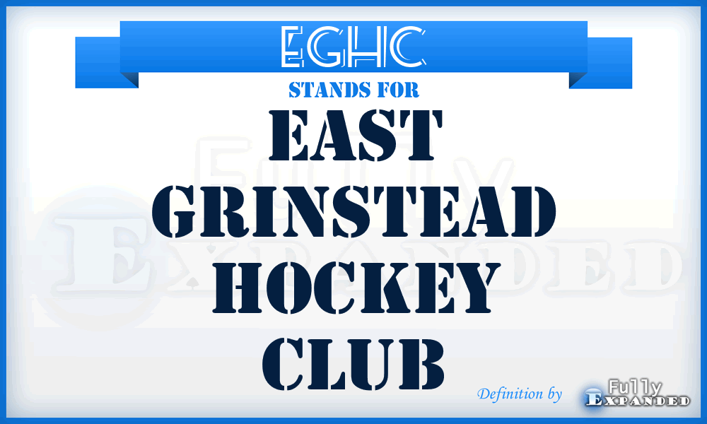 EGHC - East Grinstead Hockey Club
