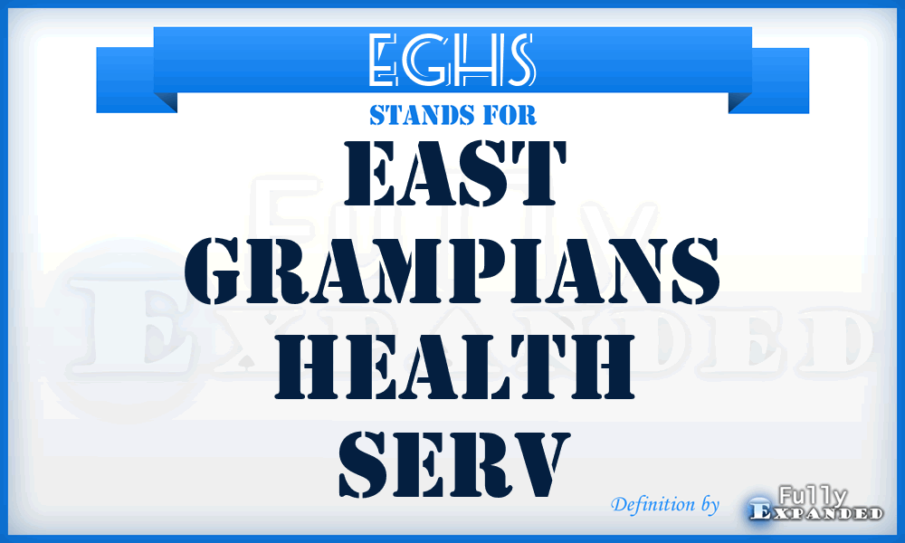 EGHS - East Grampians Health Serv