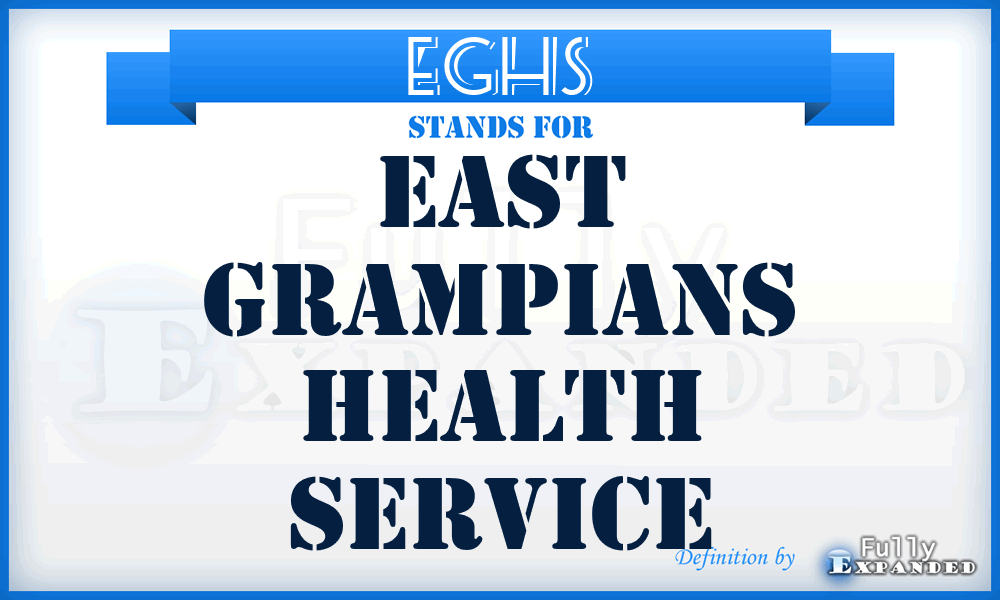 EGHS - East Grampians Health Service